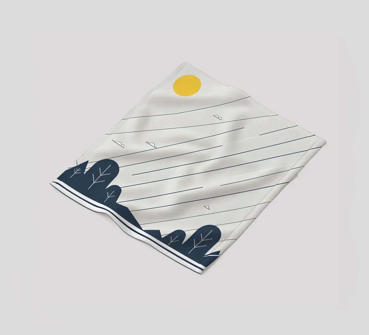 Linee di pioggia coperta in pile da LIFESTYLE OBJECTS