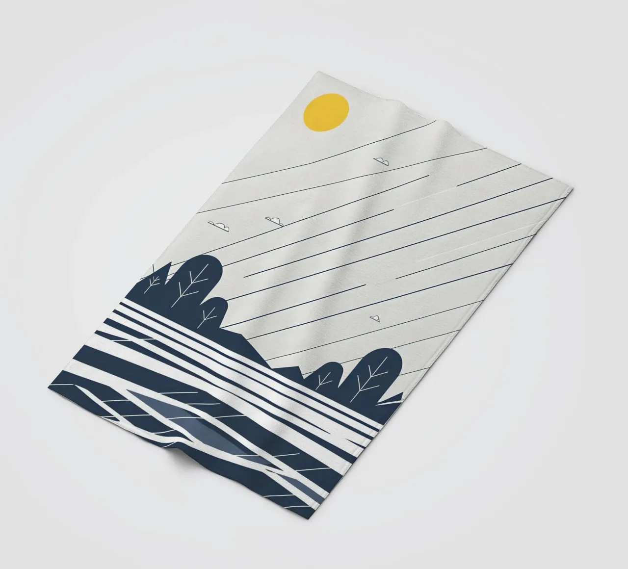 Linee di pioggia coperta in pile da LIFESTYLE OBJECTS