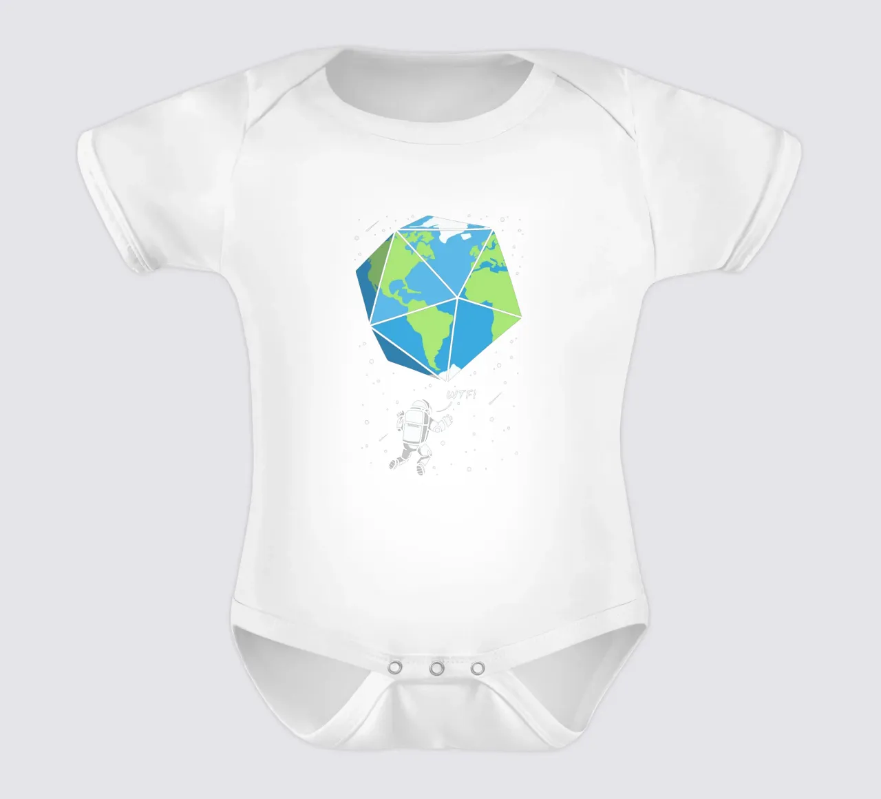 D20 astronauta terrestre body neonato maniche corte da LM2KONE