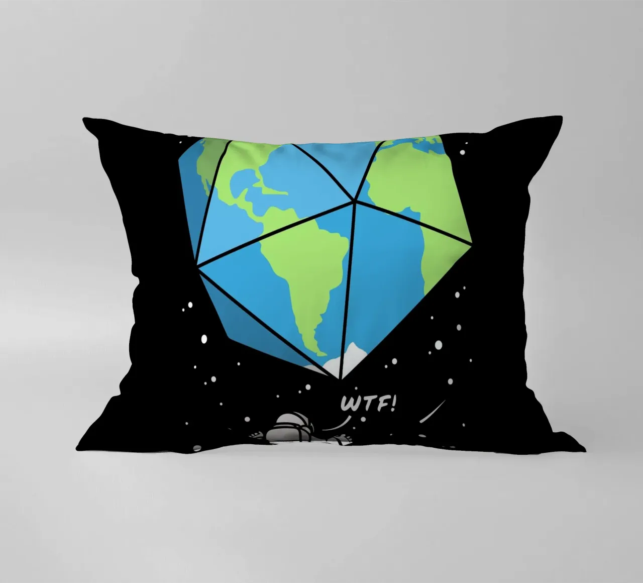 D20 astronauta terrestre cuscino da LM2KONE
