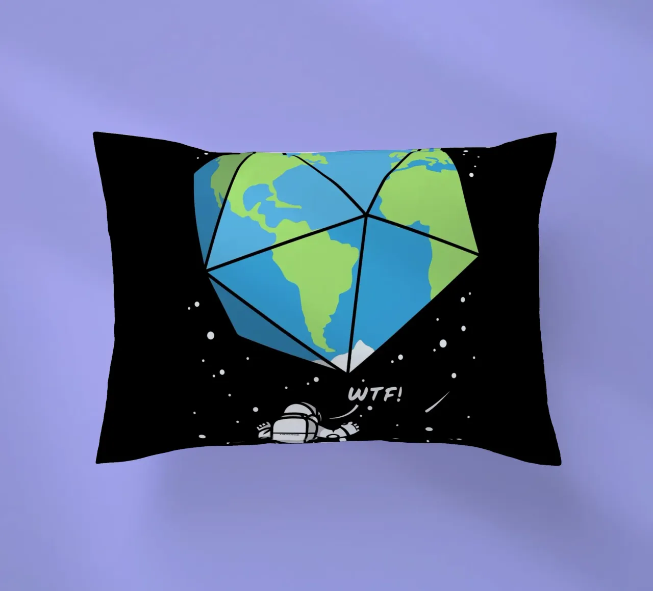 D20 astronauta terrestre cuscino da LM2KONE