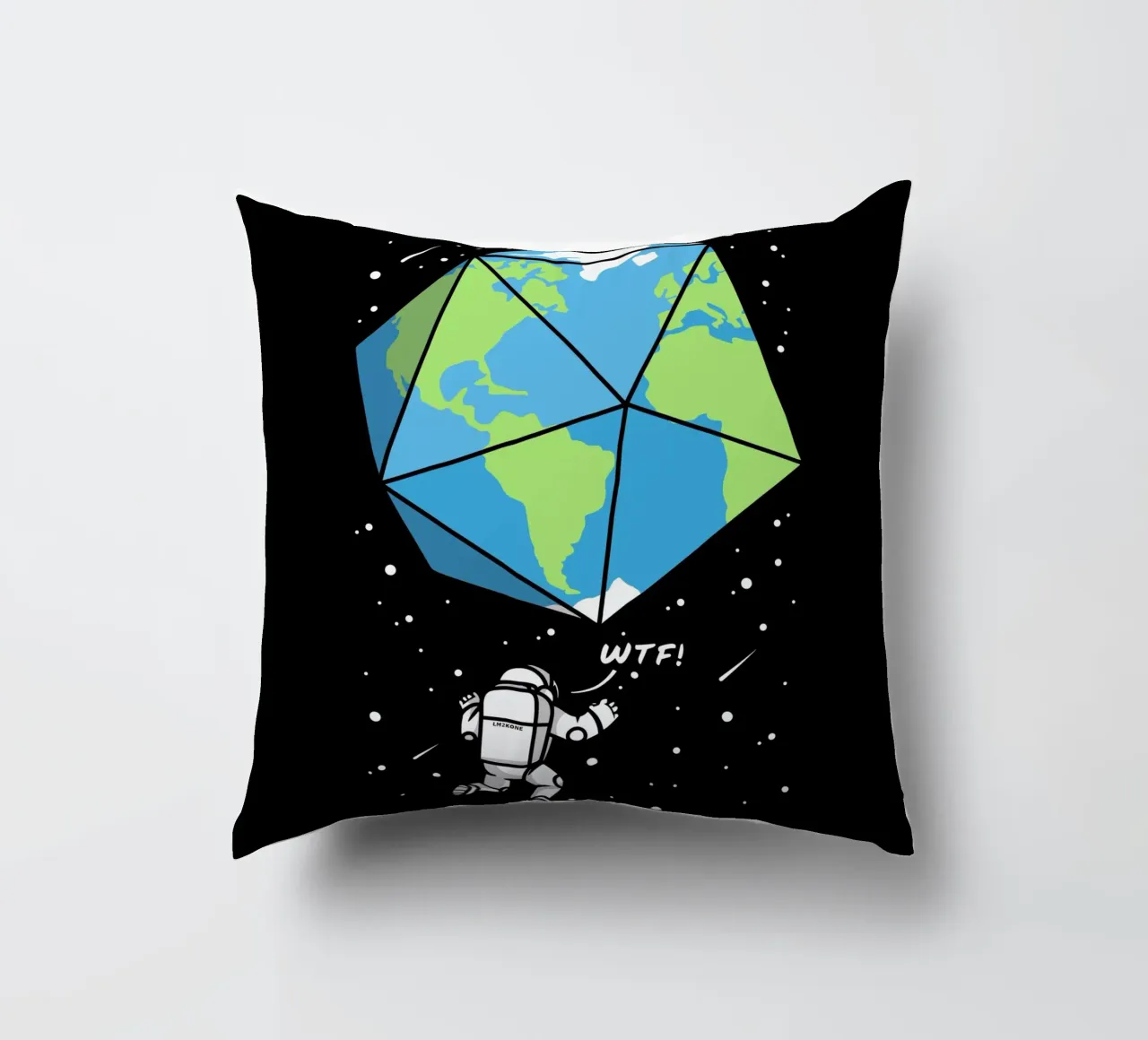 D20 astronauta terrestre cuscino da LM2KONE