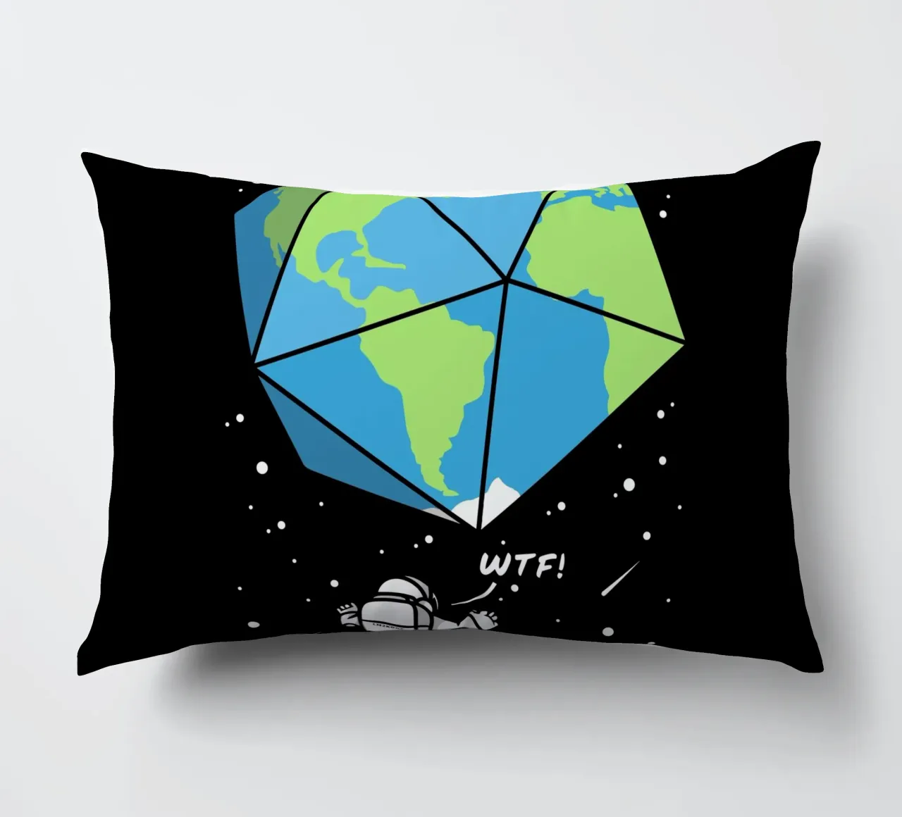 D20 astronauta terrestre cuscino da LM2KONE