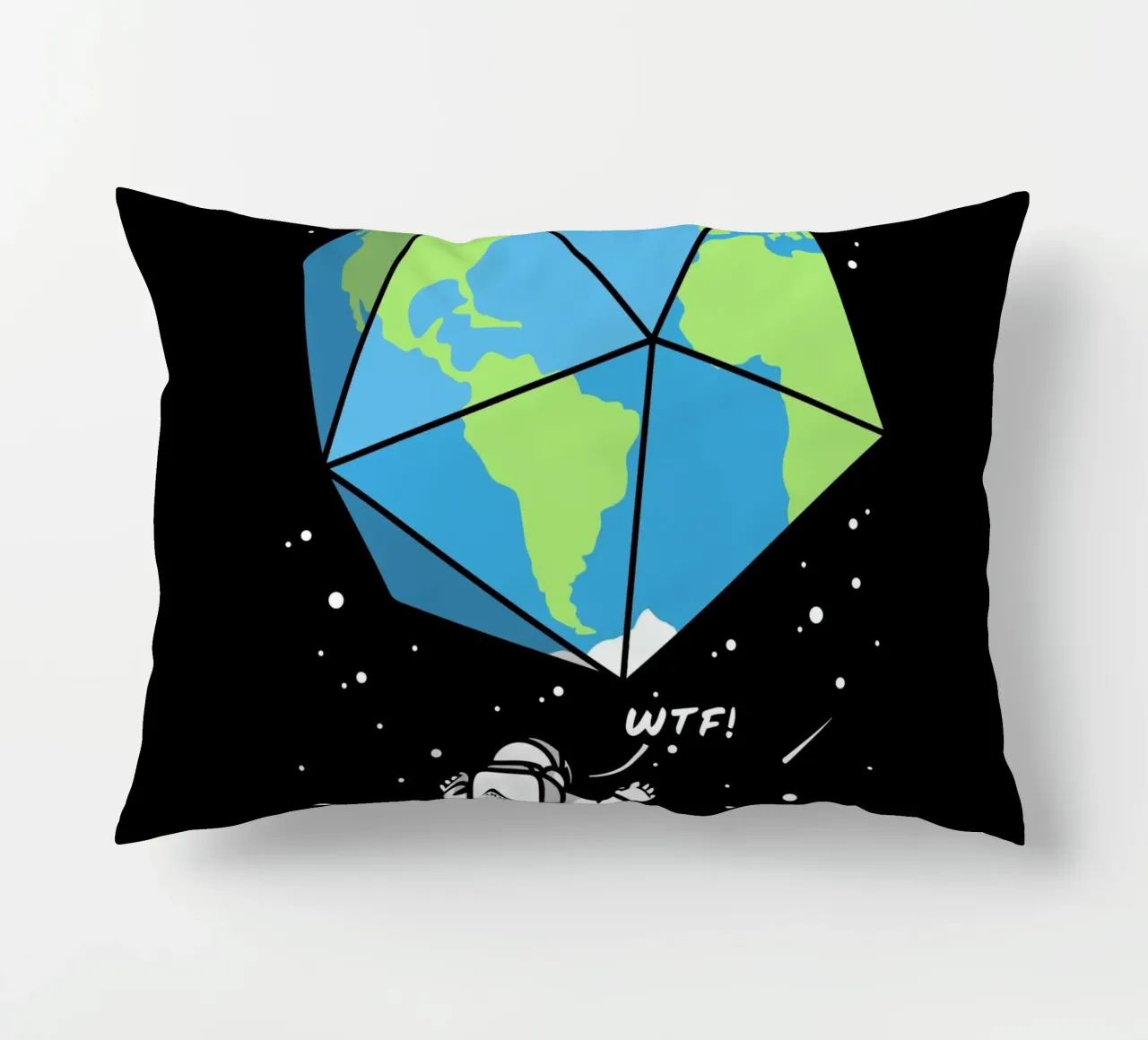 D20 astronauta terrestre cuscino da LM2KONE