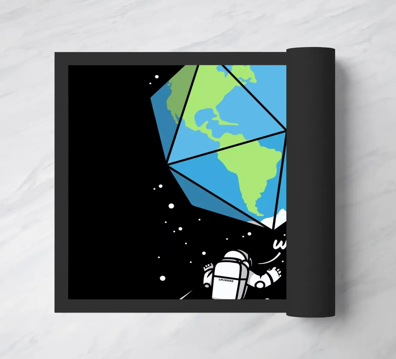 D20 astronauta terrestre zerbino da LM2KONE