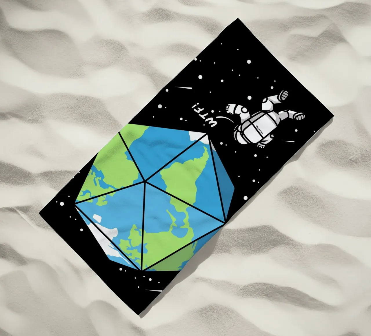 D20 astronauta terrestre telo mare da LM2KONE