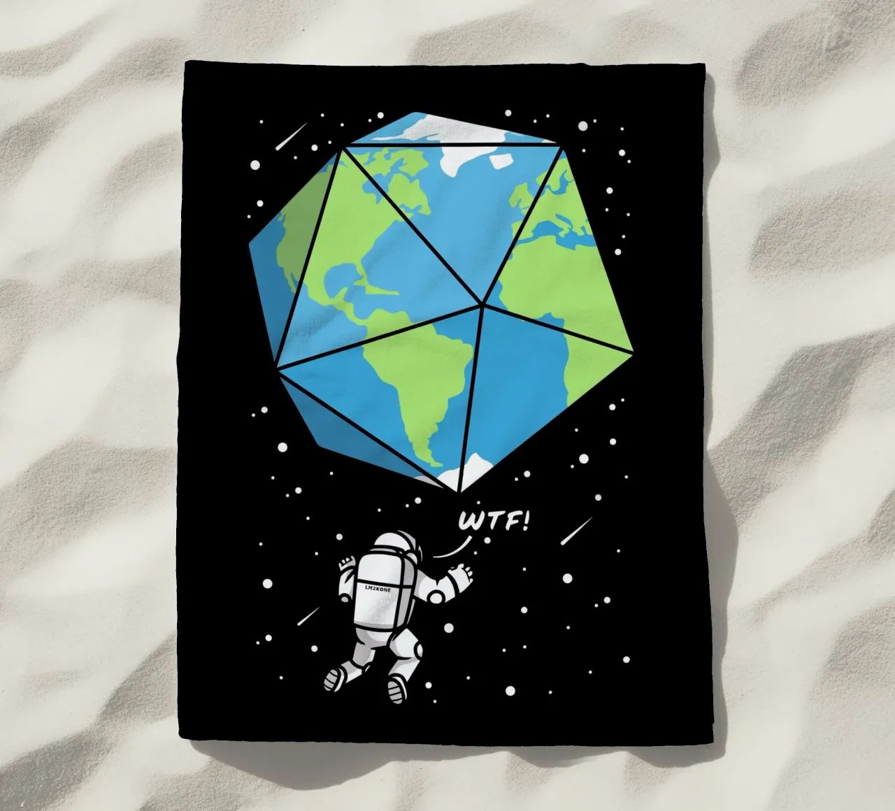 D20 astronauta terrestre telo mare da LM2KONE