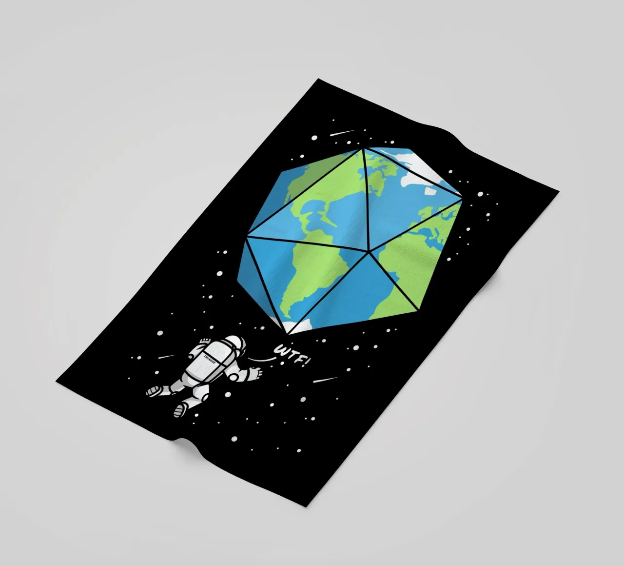 D20 astronauta terrestre telo mare da LM2KONE