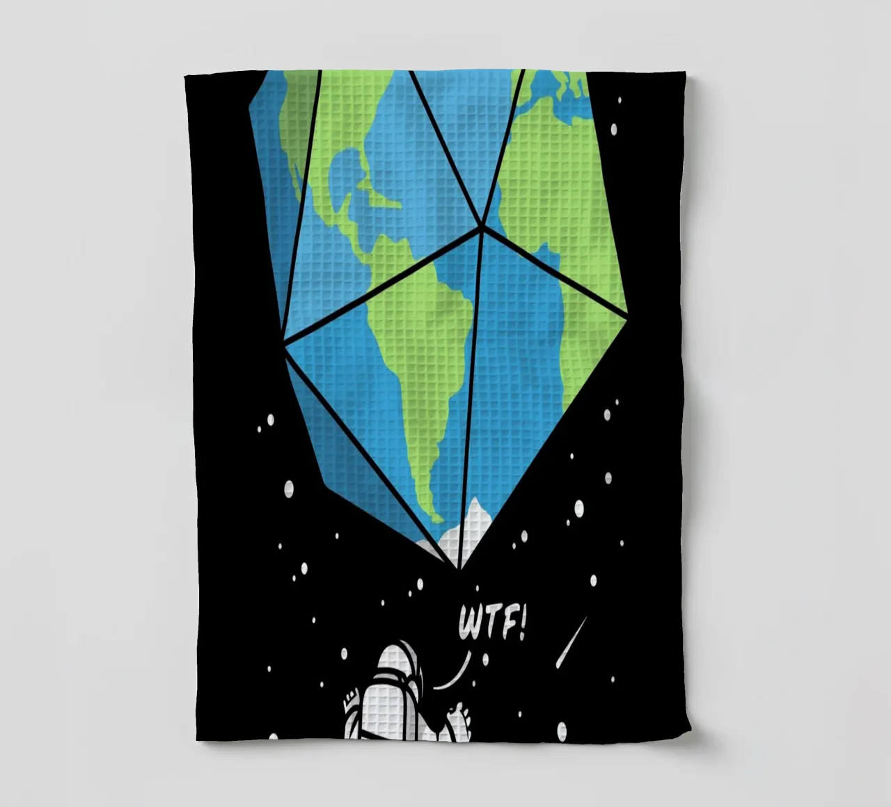 D20 astronauta terrestre canovaccio da cucina da LM2KONE