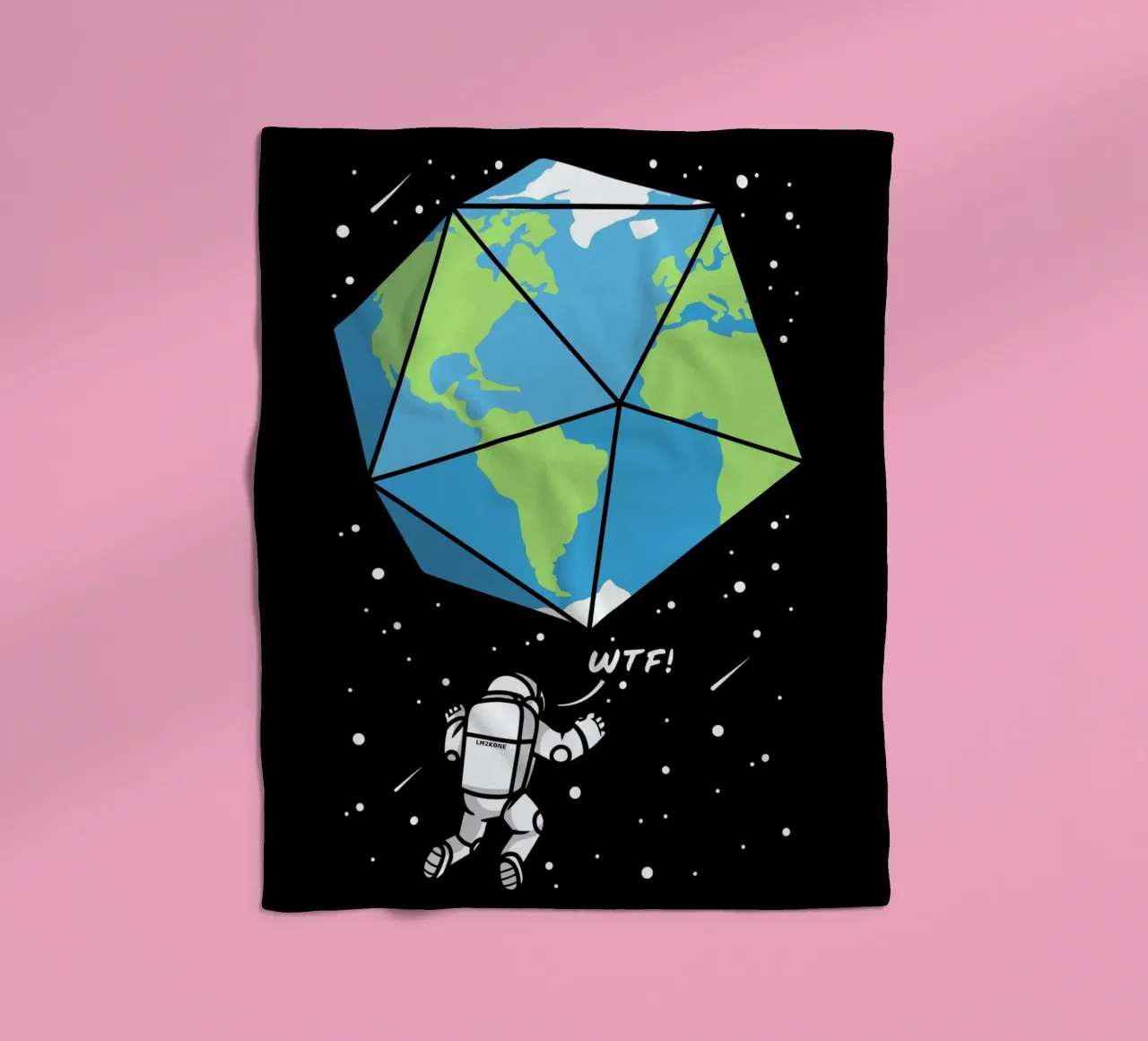 D20 astronauta terrestre coperta in pile da LM2KONE