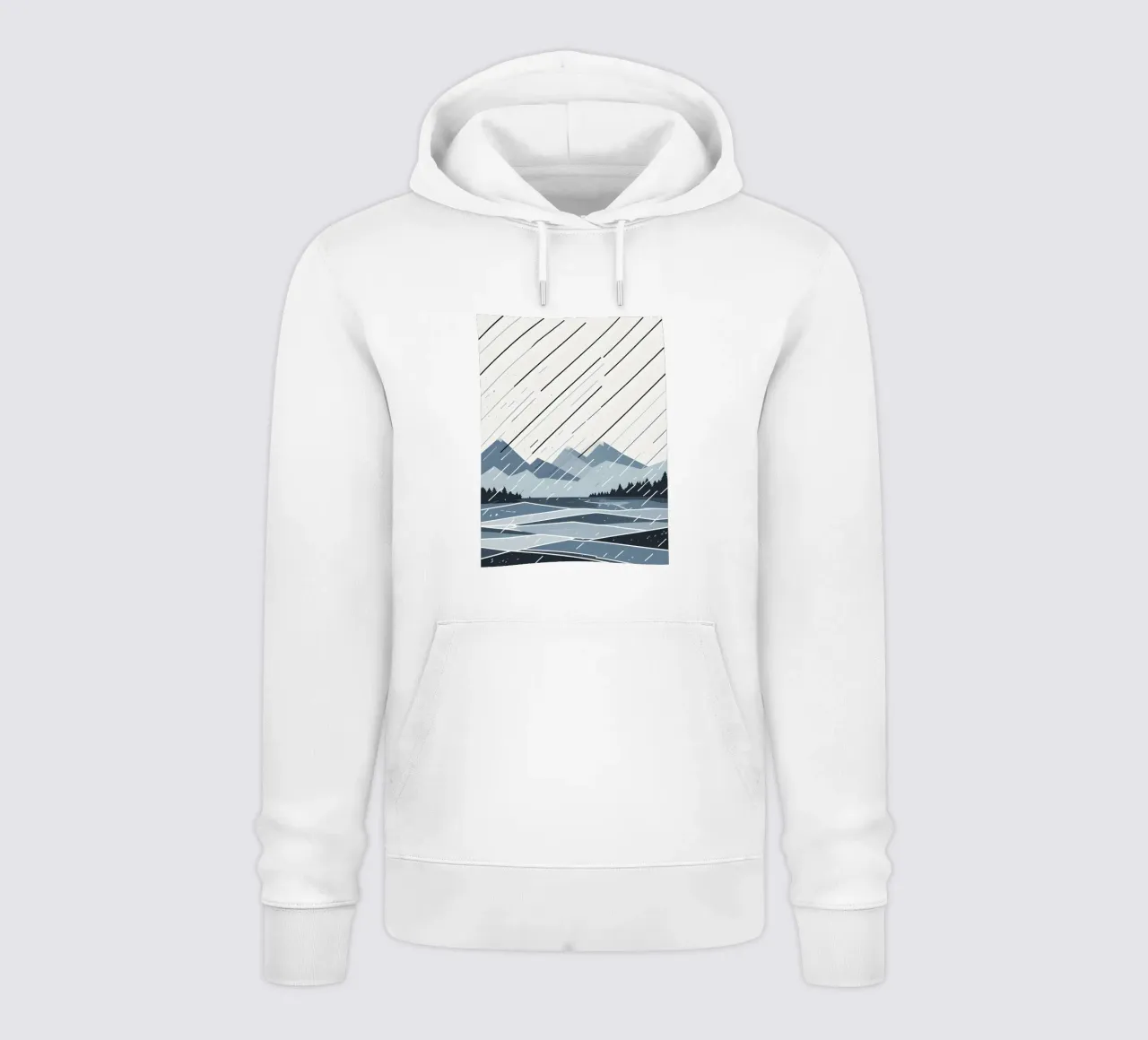 Linee di pioggia felpa con cappuccio da LIFESTYLE OBJECTS