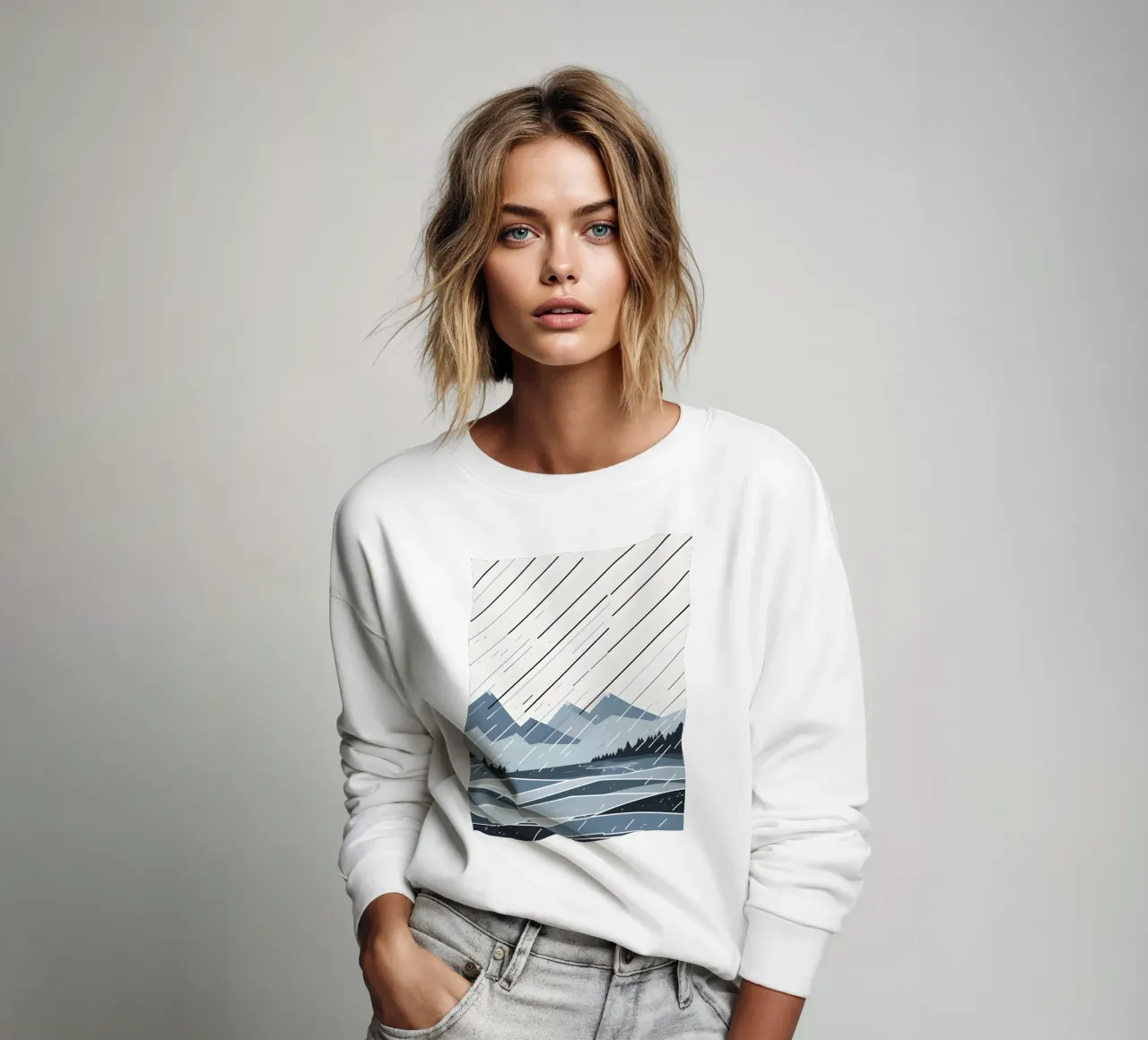 Linee di pioggia felpa da LIFESTYLE OBJECTS