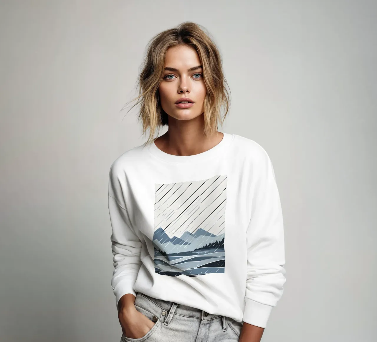 Linee di pioggia felpa da LIFESTYLE OBJECTS