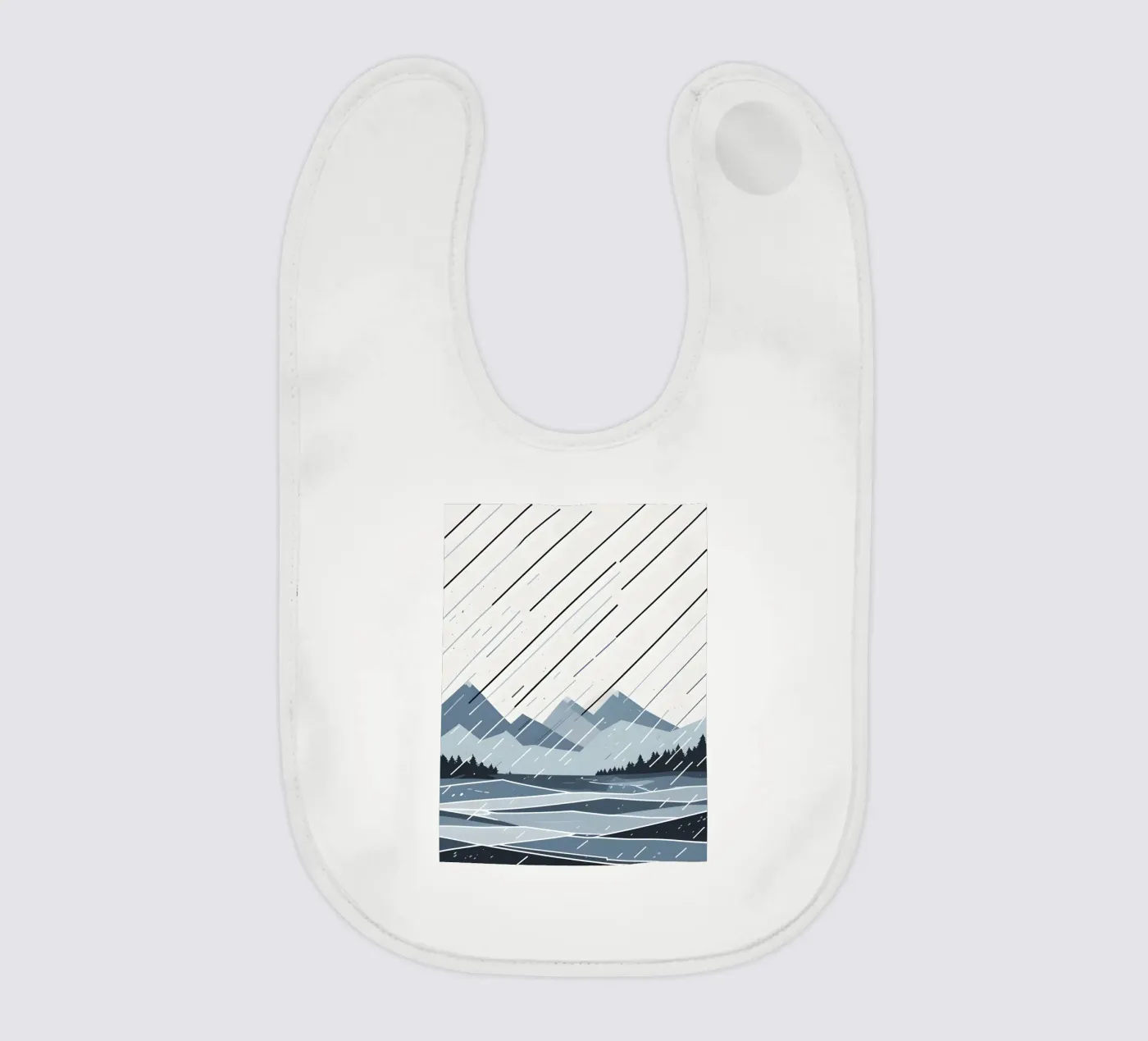 Regenlinien Babylätzchen von LIFESTYLE OBJECTS