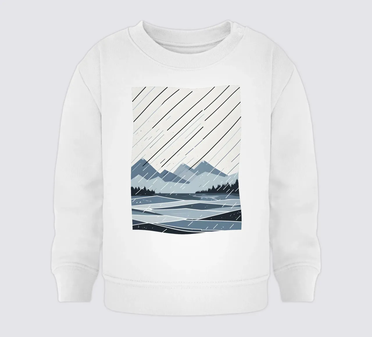 Linee di pioggia felpa neonato da LIFESTYLE OBJECTS