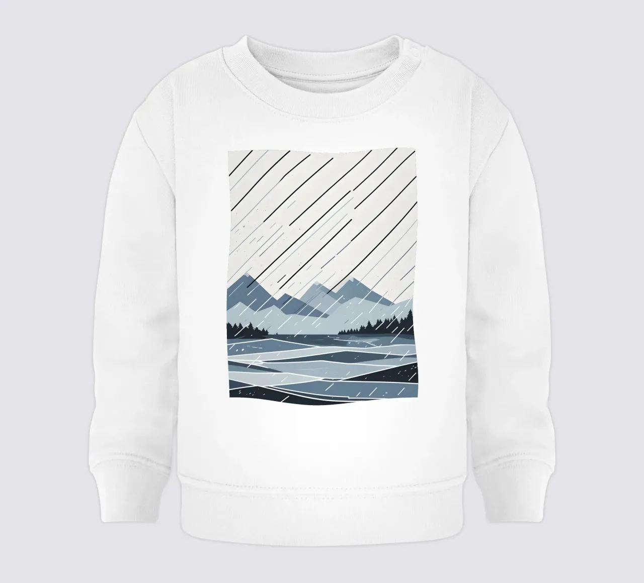 Linee di pioggia felpa neonato da LIFESTYLE OBJECTS