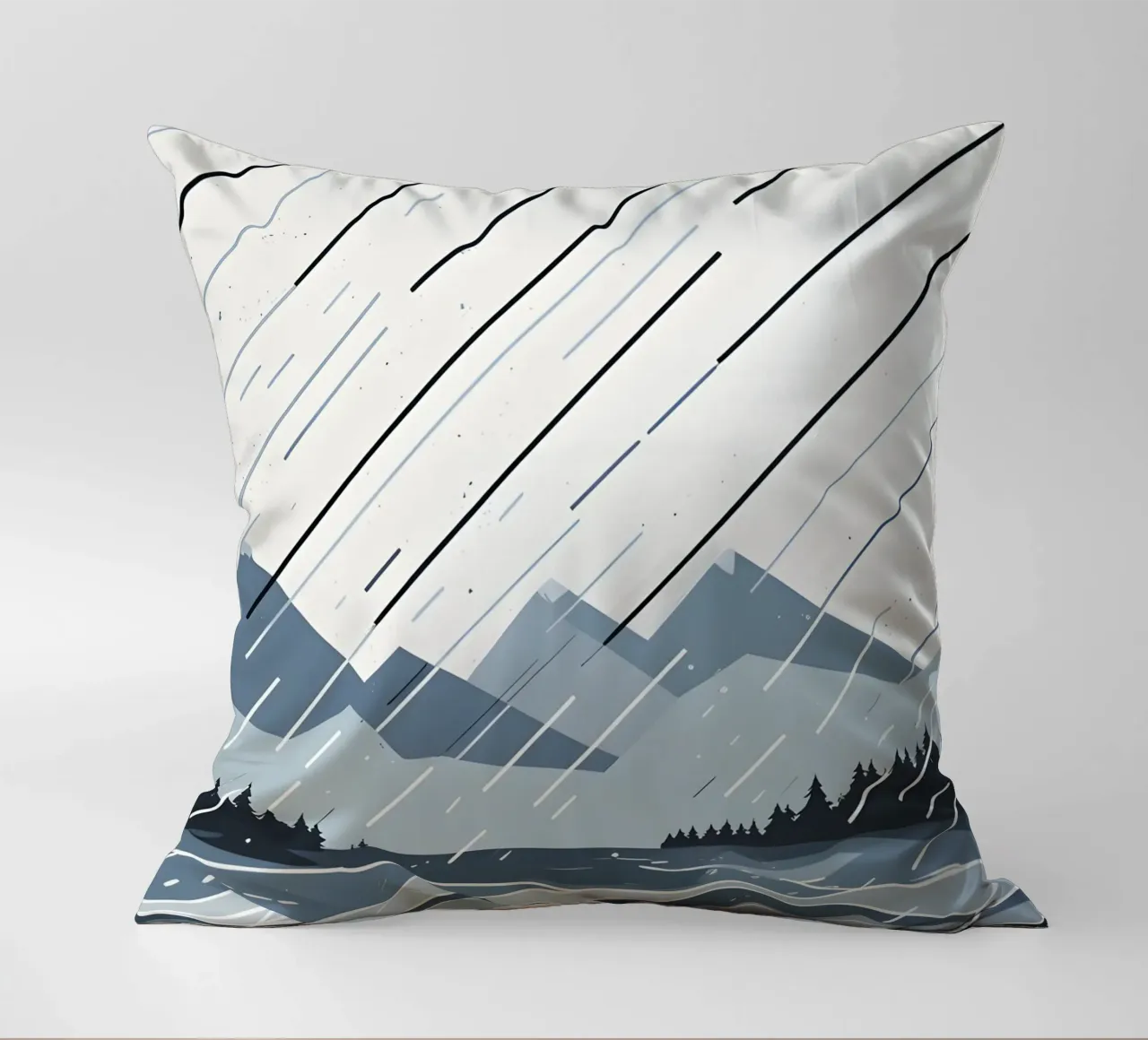 Linee di pioggia cuscino da LIFESTYLE OBJECTS