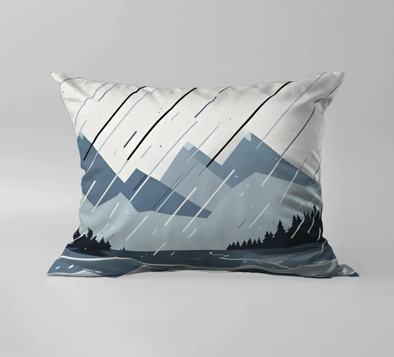 Linee di pioggia cuscino da LIFESTYLE OBJECTS