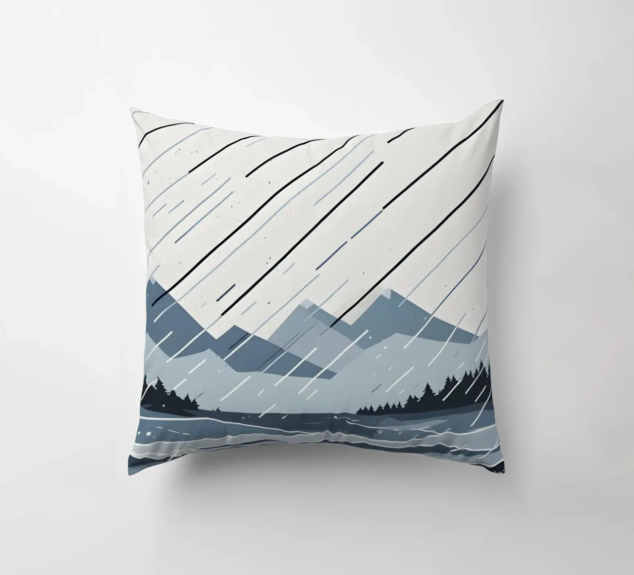 Linee di pioggia cuscino da LIFESTYLE OBJECTS