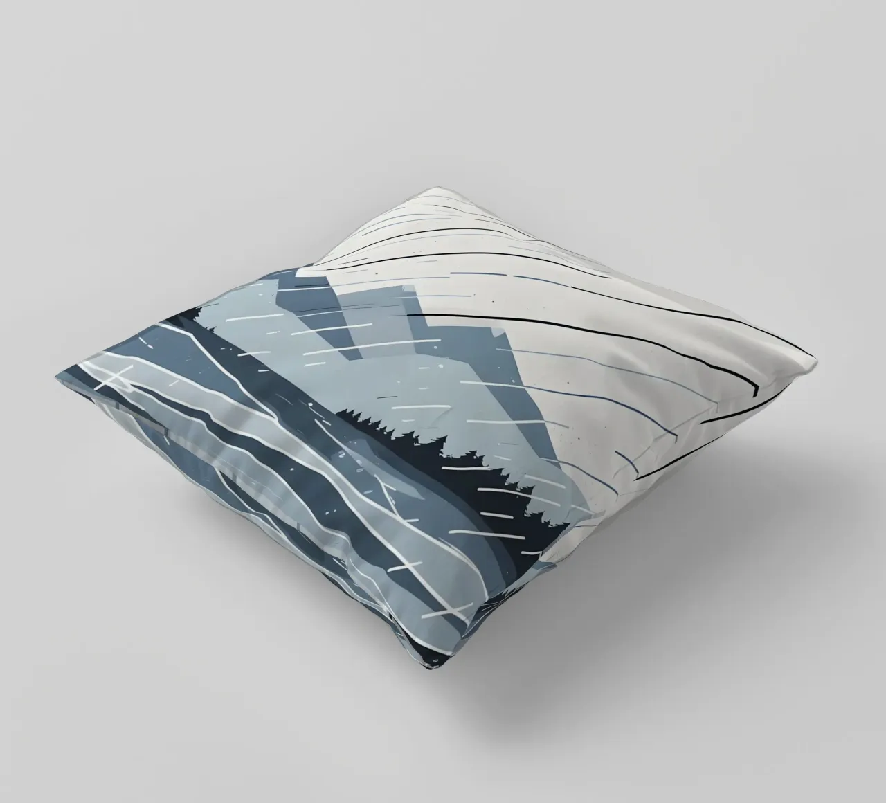 Linee di pioggia cuscino da LIFESTYLE OBJECTS