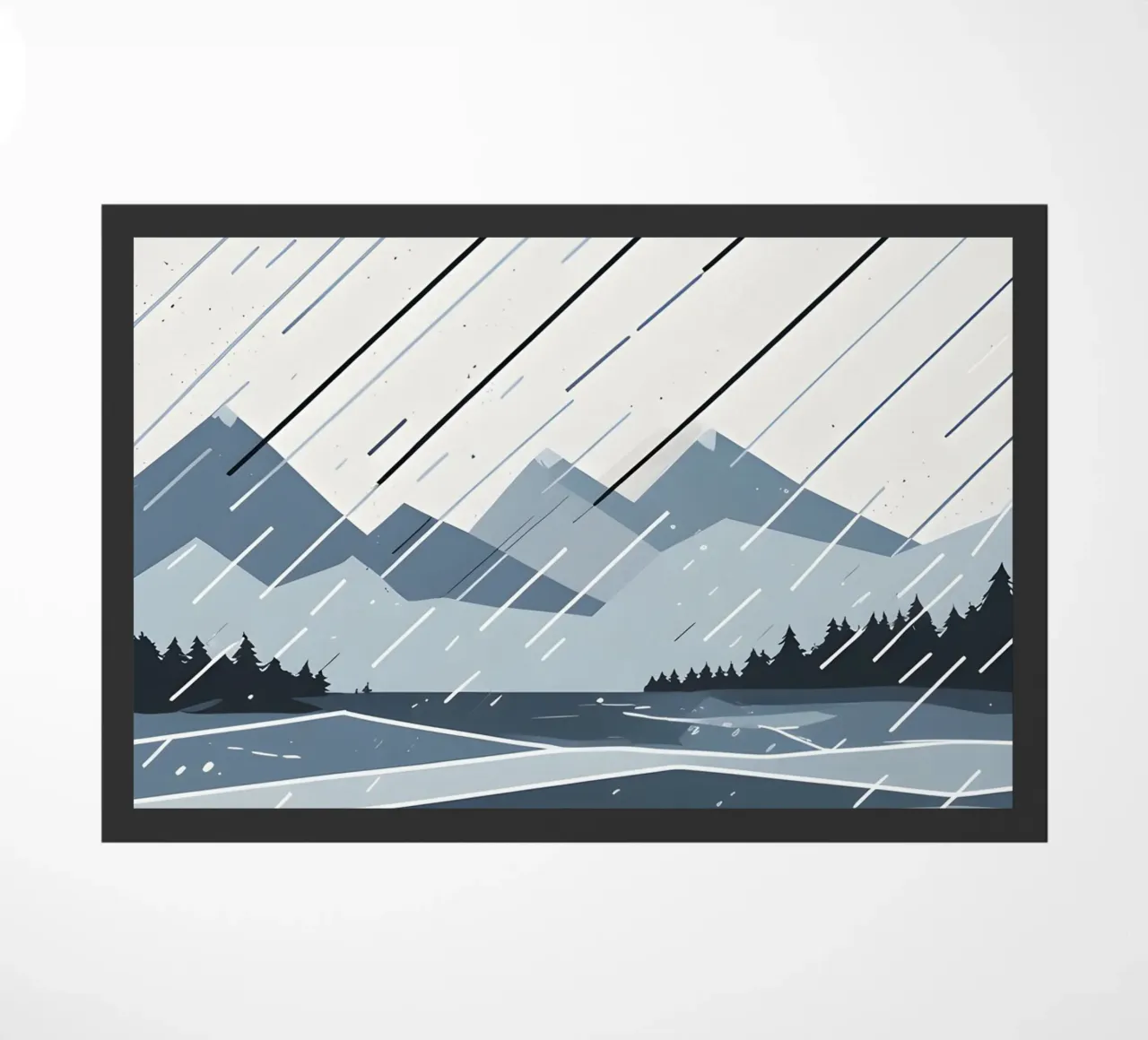 Linee di pioggia zerbino da LIFESTYLE OBJECTS