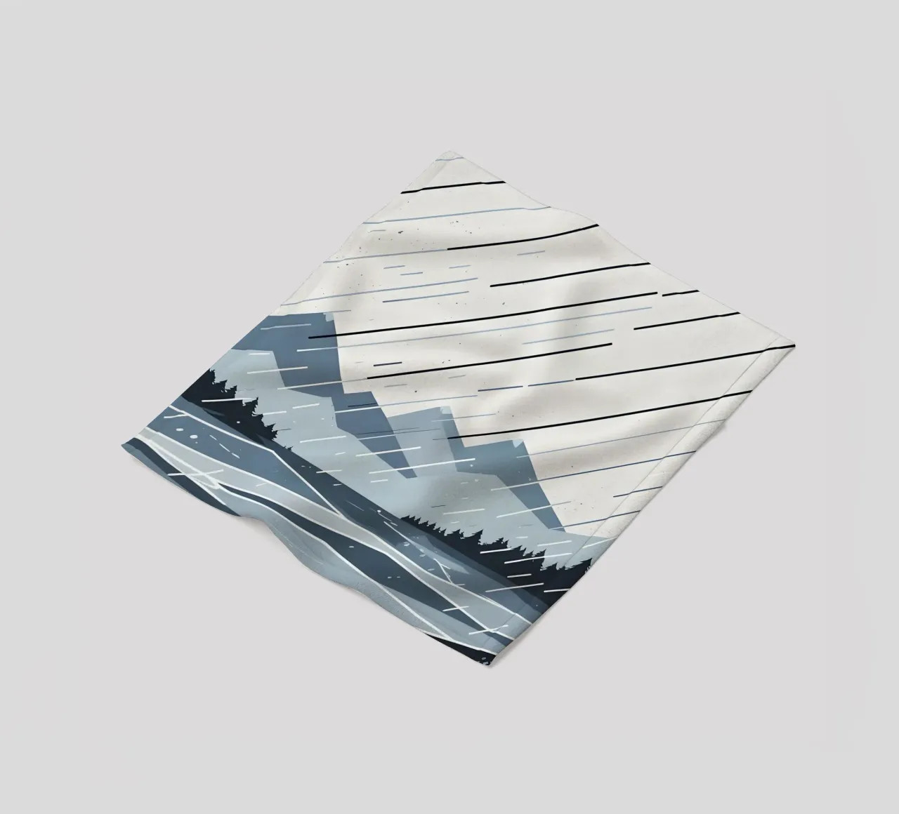 Linee di pioggia coperta in pile da LIFESTYLE OBJECTS