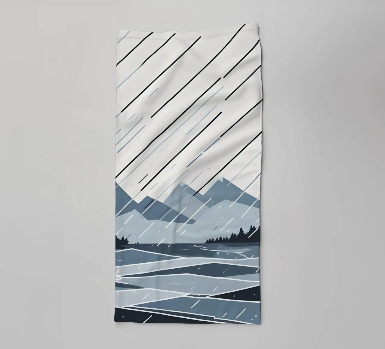 Linee di pioggia asciugamano da bagno da LIFESTYLE OBJECTS