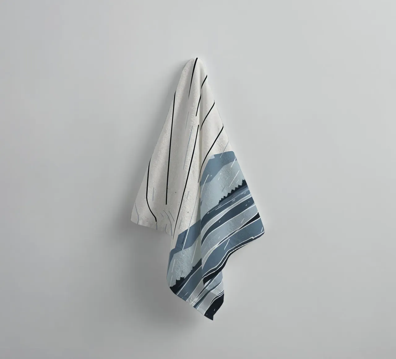 Linee di pioggia asciugamano da bagno da LIFESTYLE OBJECTS