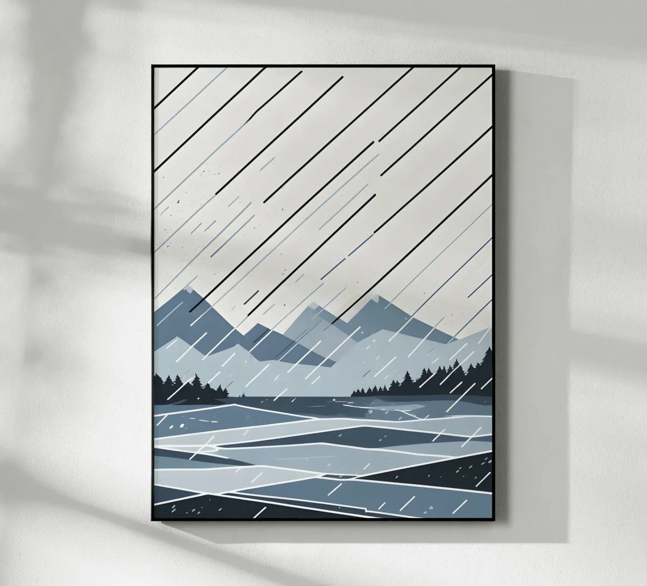 Rain lines acrylic glass by LIFESTYLE OBJECTS