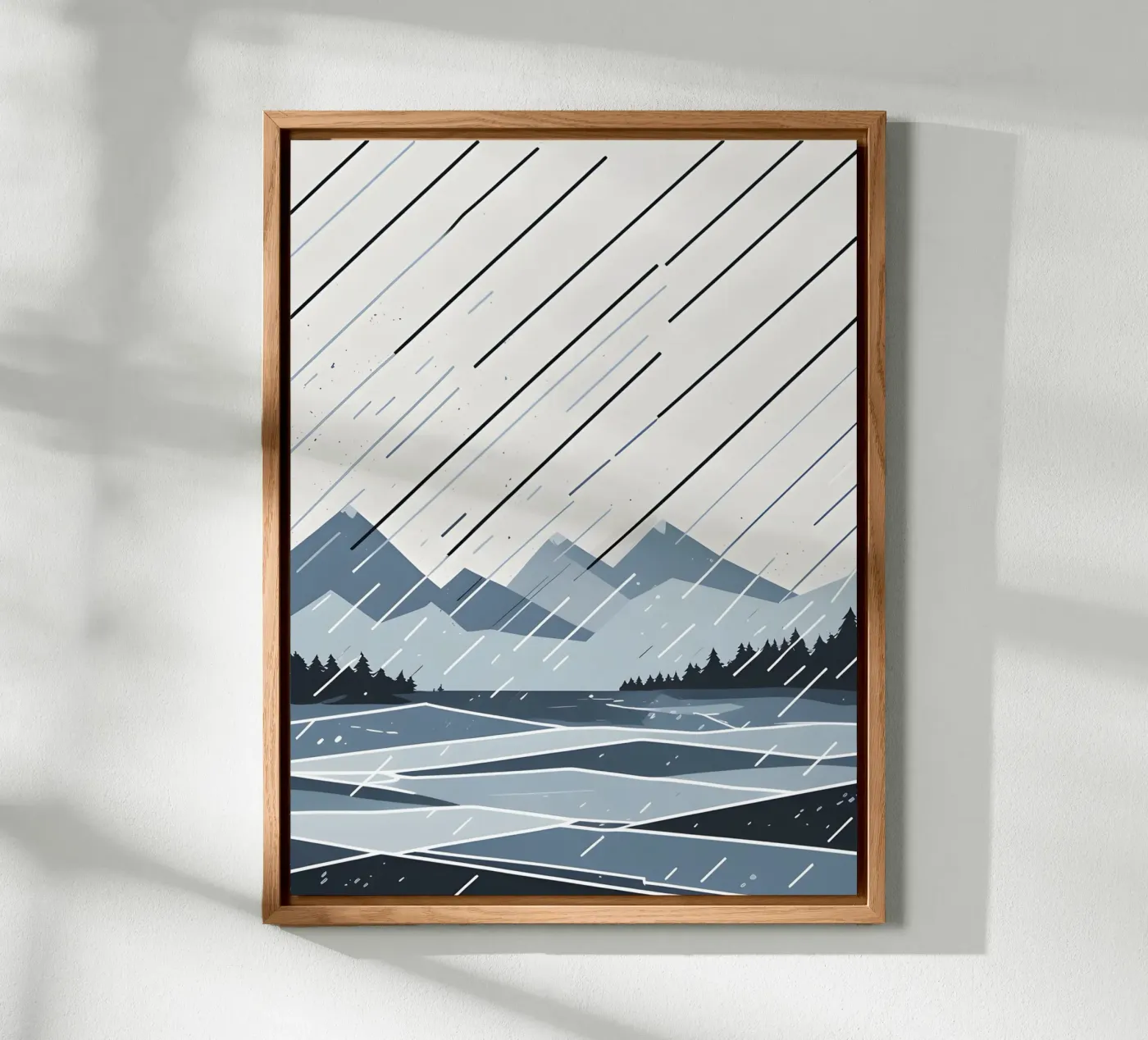 Rain lines forex plate by LIFESTYLE OBJECTS