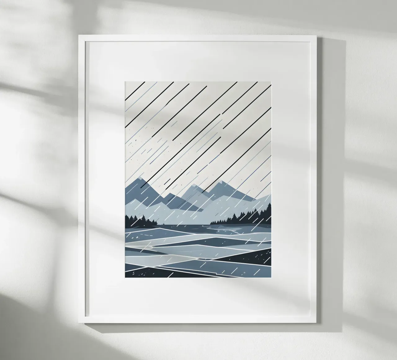 Linee di pioggia carta hahnemühle da LIFESTYLE OBJECTS