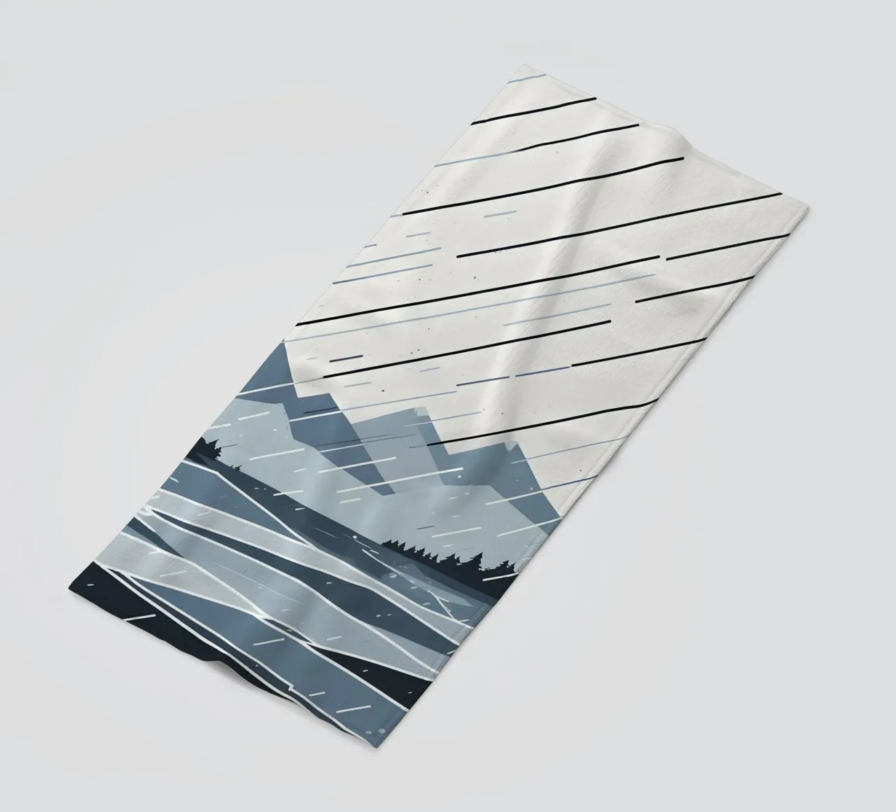 Linee di pioggia telo mare da LIFESTYLE OBJECTS