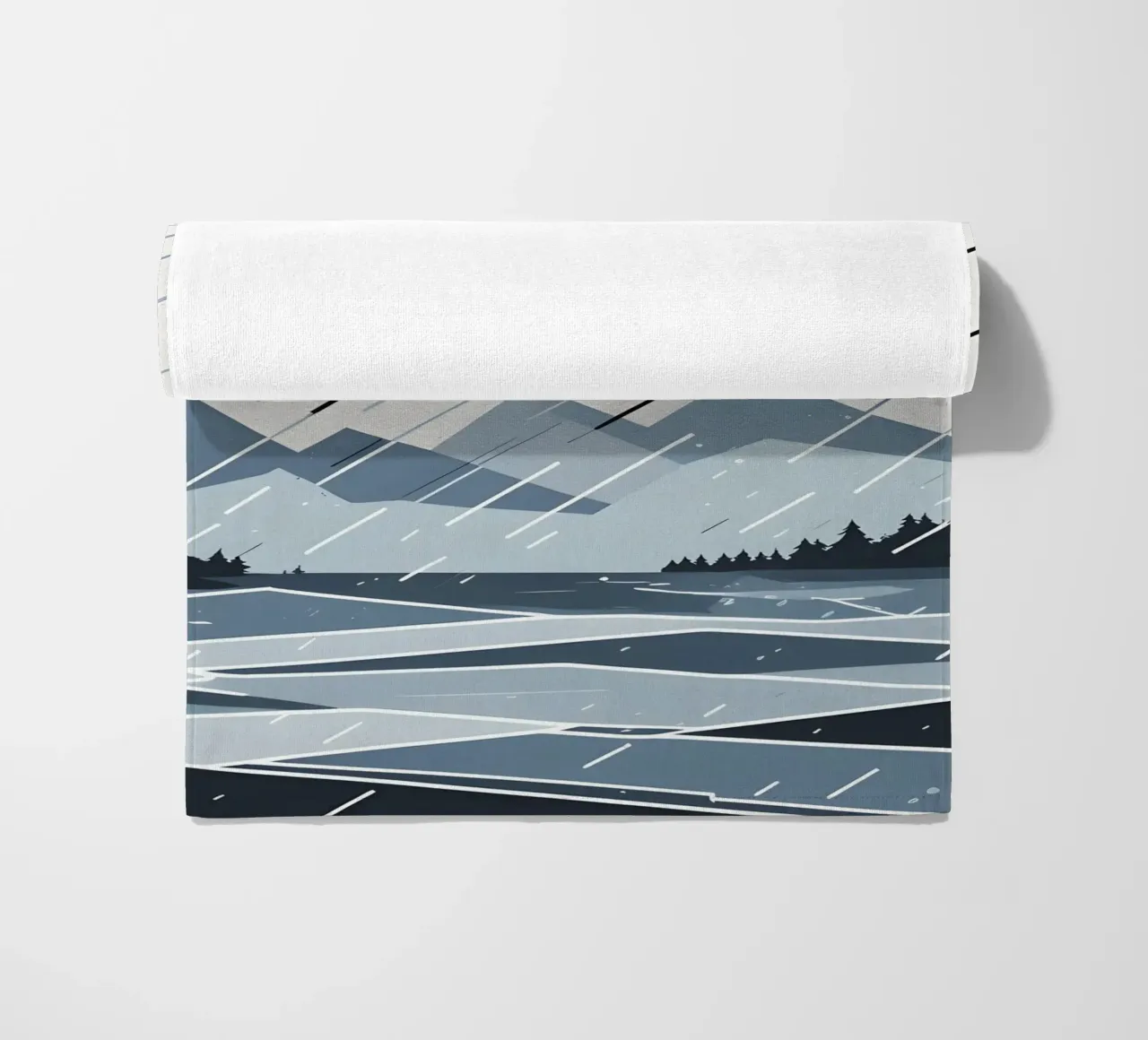 Linee di pioggia telo mare da LIFESTYLE OBJECTS