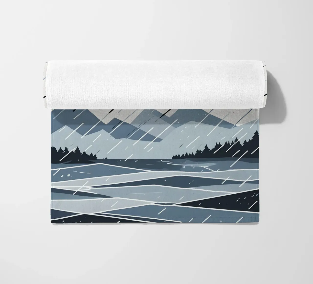 Linee di pioggia telo mare da LIFESTYLE OBJECTS