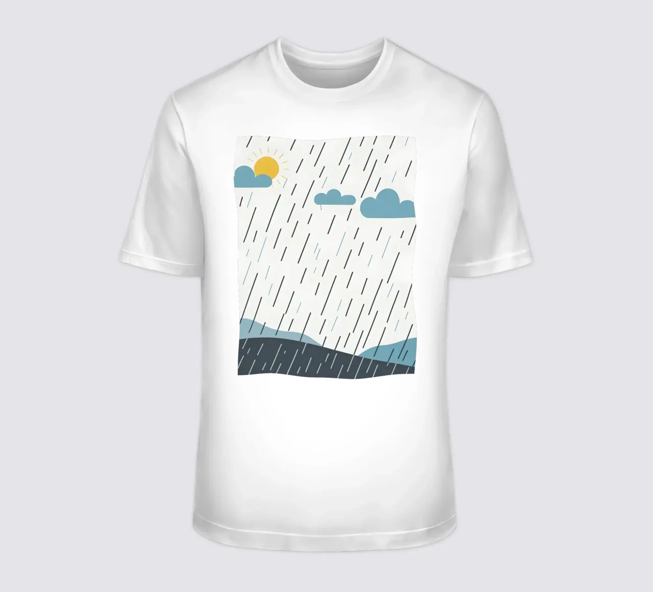 Linee di pioggia t-shirt da LIFESTYLE OBJECTS