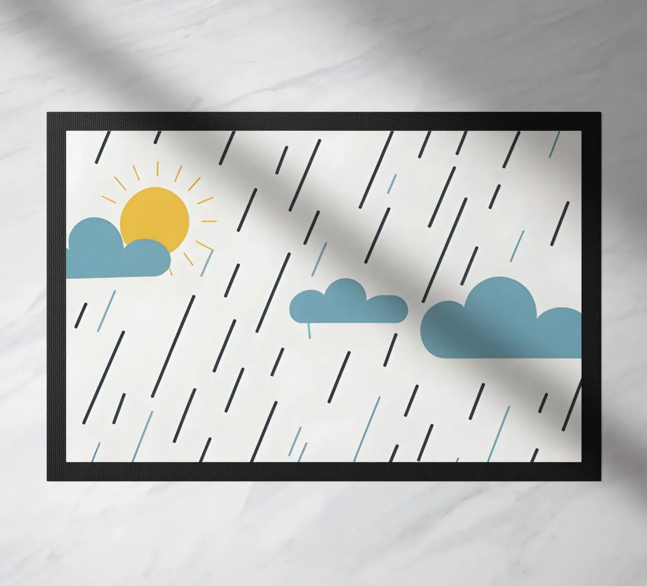 Rain lines doormat by LIFESTYLE OBJECTS