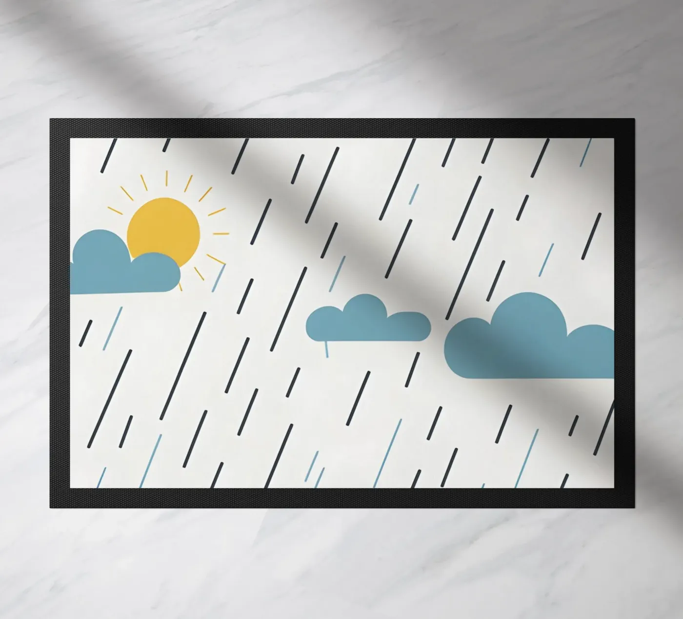 Rain lines doormat by LIFESTYLE OBJECTS