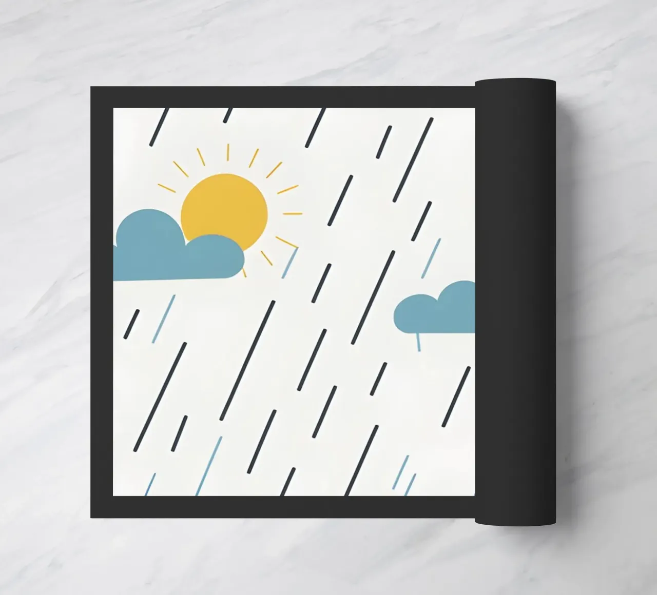 Rain lines doormat by LIFESTYLE OBJECTS