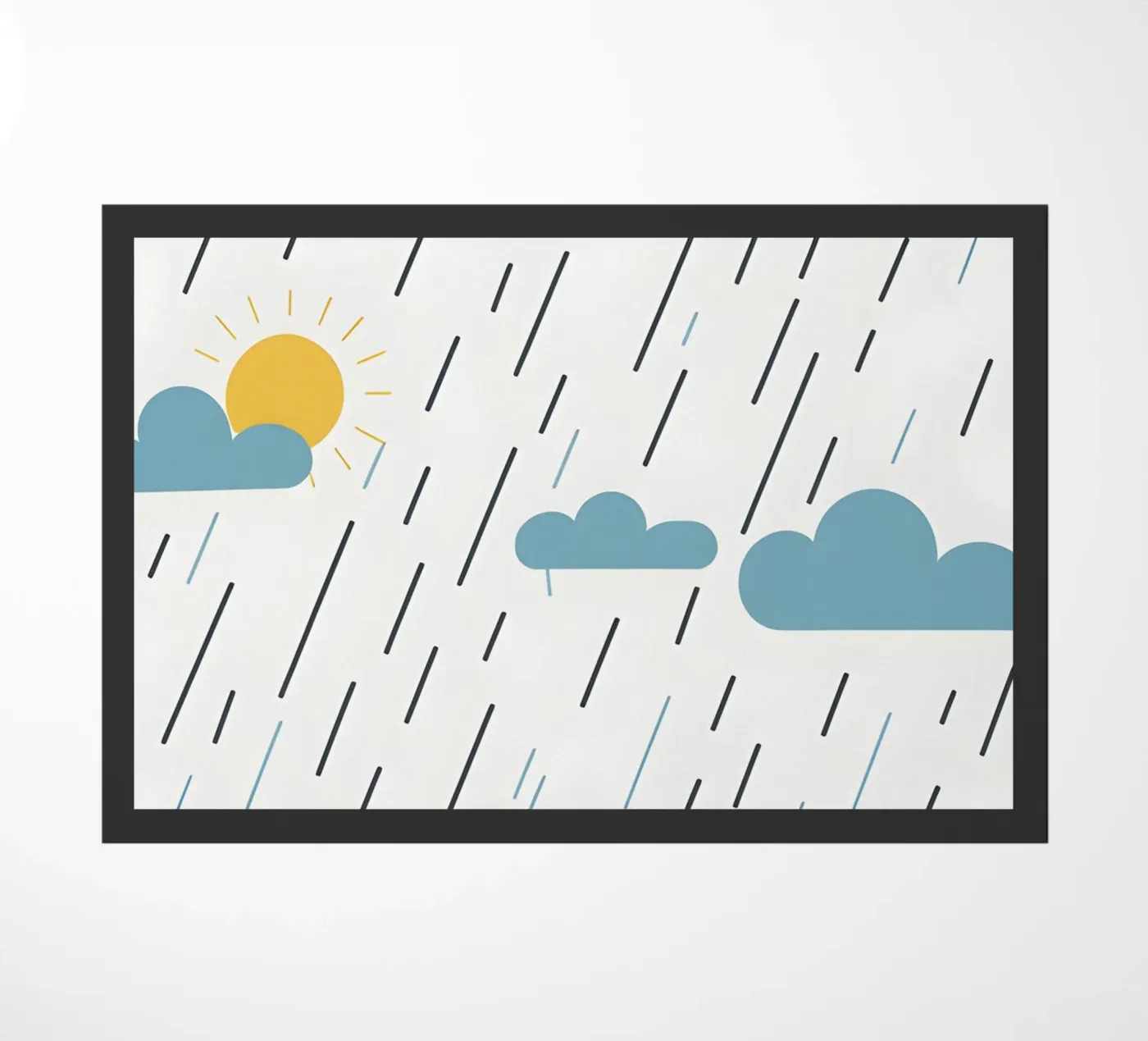 Rain lines doormat by LIFESTYLE OBJECTS