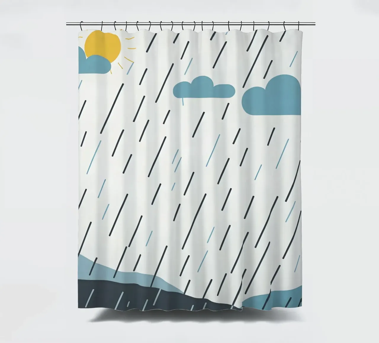 Linee di pioggia tenda da doccia da LIFESTYLE OBJECTS