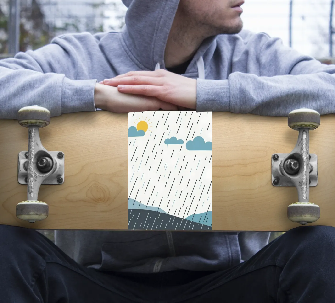 Rain lines sticker by LIFESTYLE OBJECTS