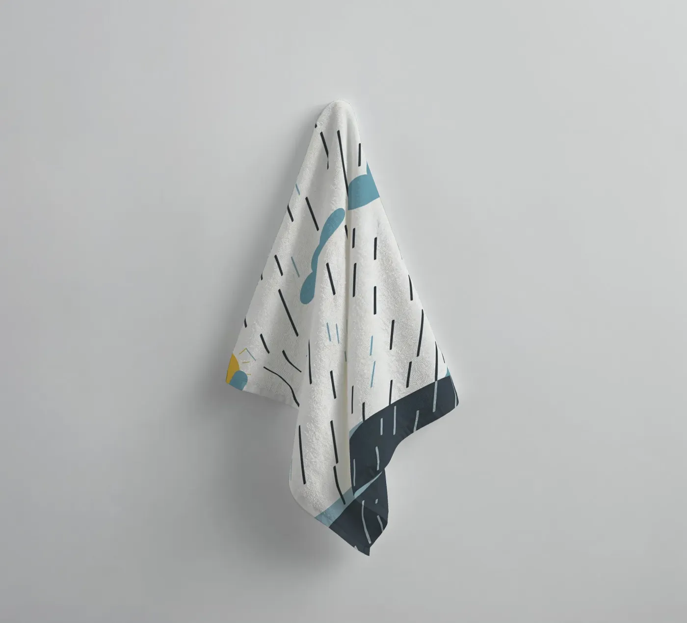 Rain lines towel by LIFESTYLE OBJECTS