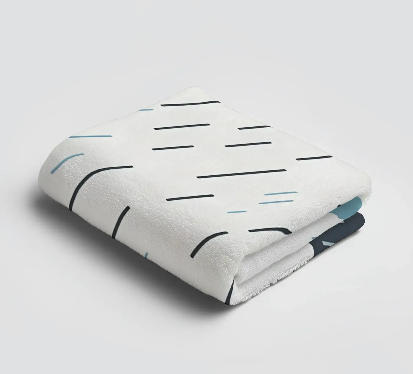 Rain lines towel by LIFESTYLE OBJECTS