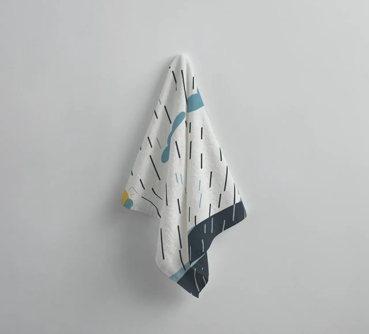 Linee di pioggia asciugamano da bagno da LIFESTYLE OBJECTS