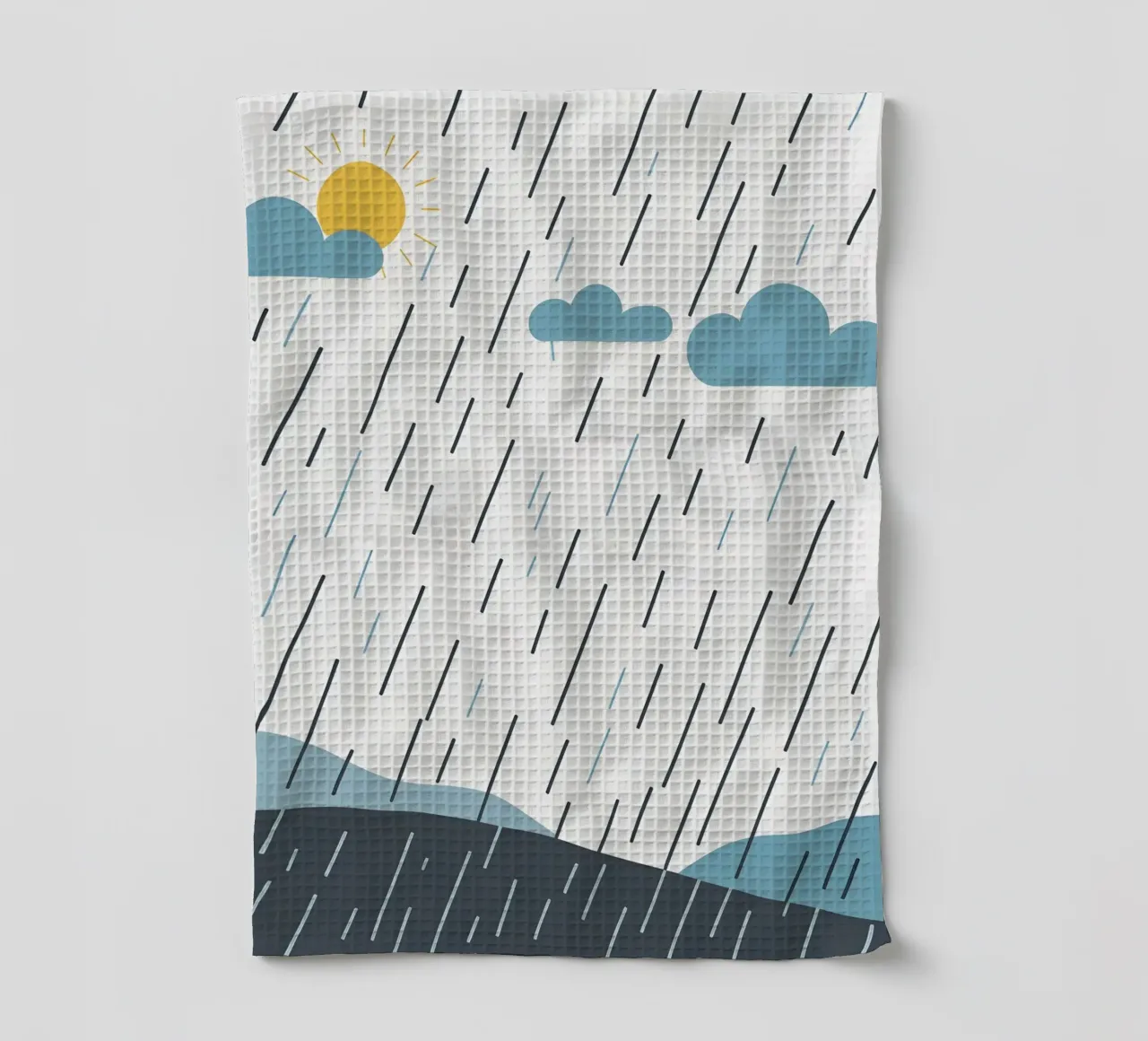 Linee di pioggia canovaccio da cucina da LIFESTYLE OBJECTS