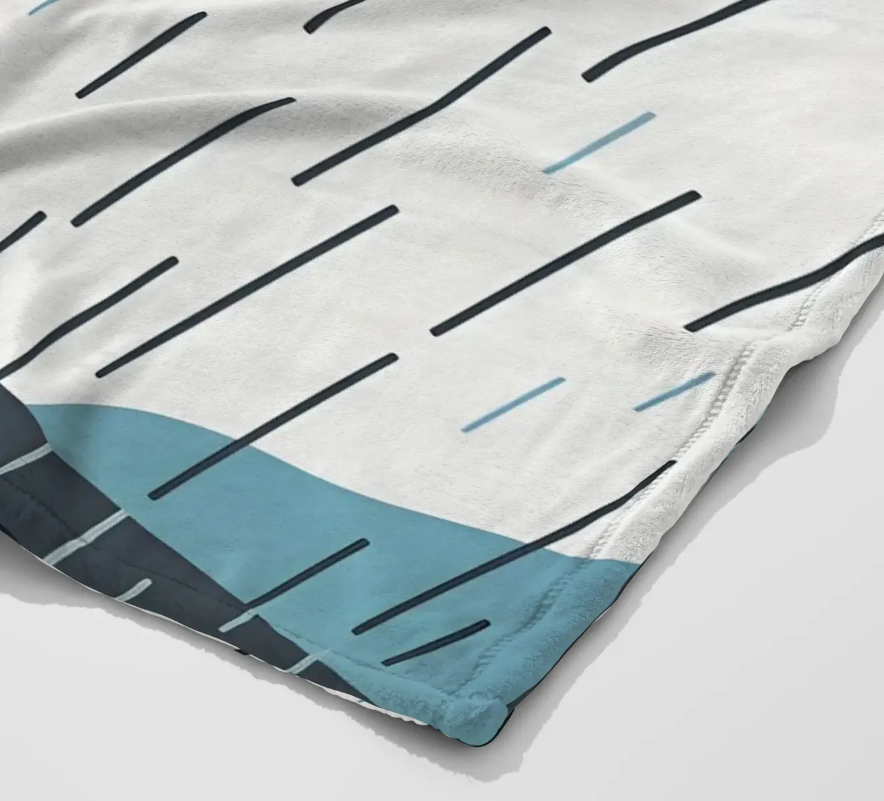 Linee di pioggia coperta in pile da LIFESTYLE OBJECTS