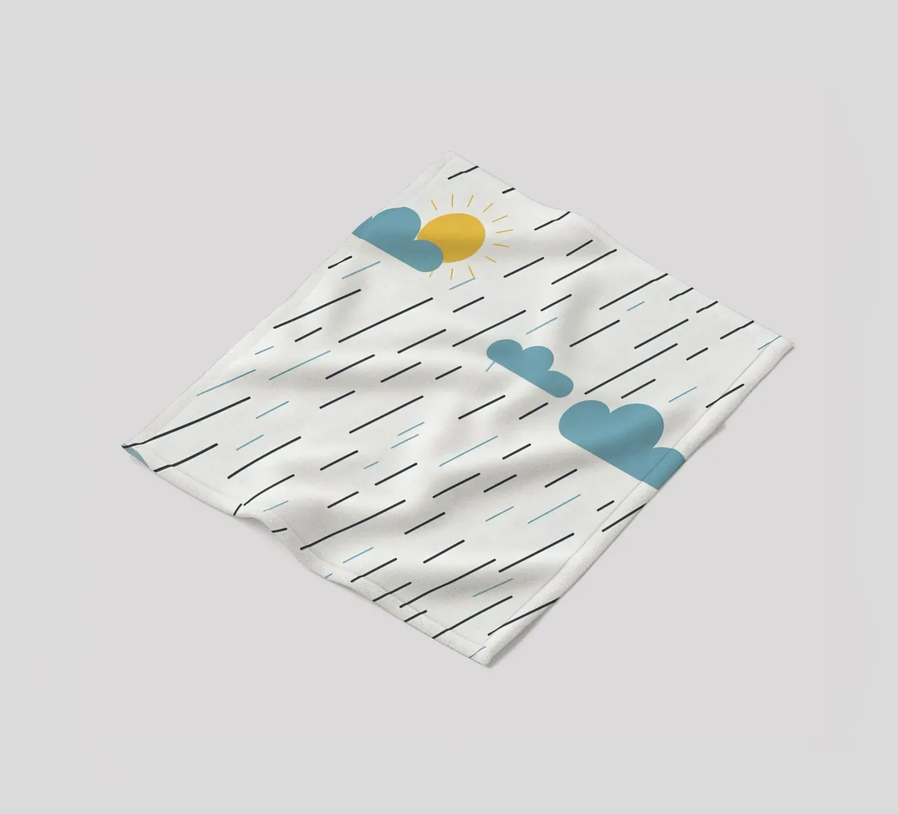 Linee di pioggia coperta in pile da LIFESTYLE OBJECTS