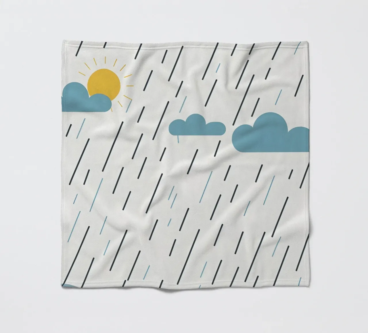 Linee di pioggia coperta in pile da LIFESTYLE OBJECTS