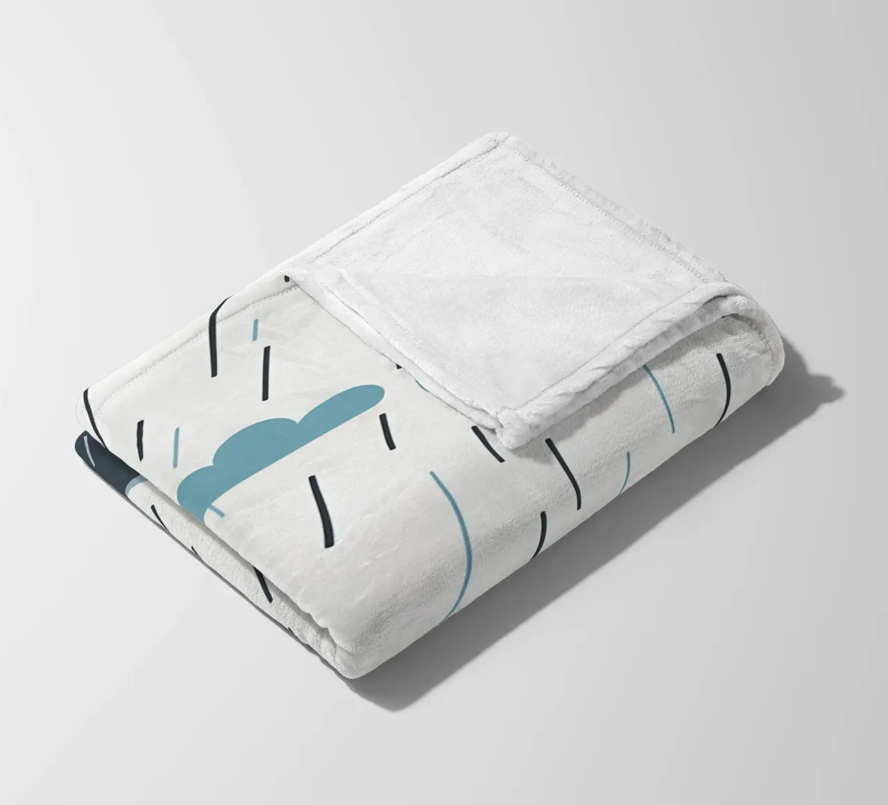 Linee di pioggia coperta in pile da LIFESTYLE OBJECTS