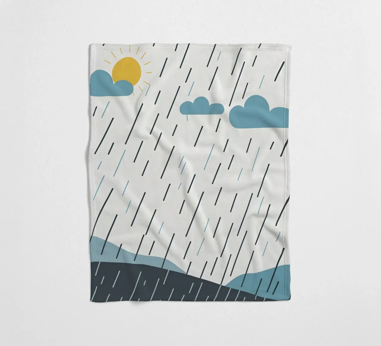 Linee di pioggia coperta in pile da LIFESTYLE OBJECTS